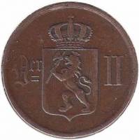 () Монета Норвегия 1899 год   ""     VF